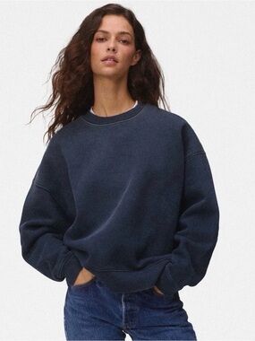NWT $168 Yelabel Cozy Crew Sweatshirt with 🍒 Cherry embroidery Size XL/XXL